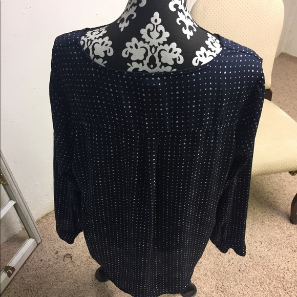 TORRID blue shirt with stars - Picture 3 of 4